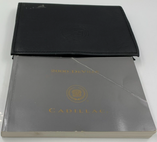 2000 Cadillac Deville Owners Manual with Case OEM E01B44083