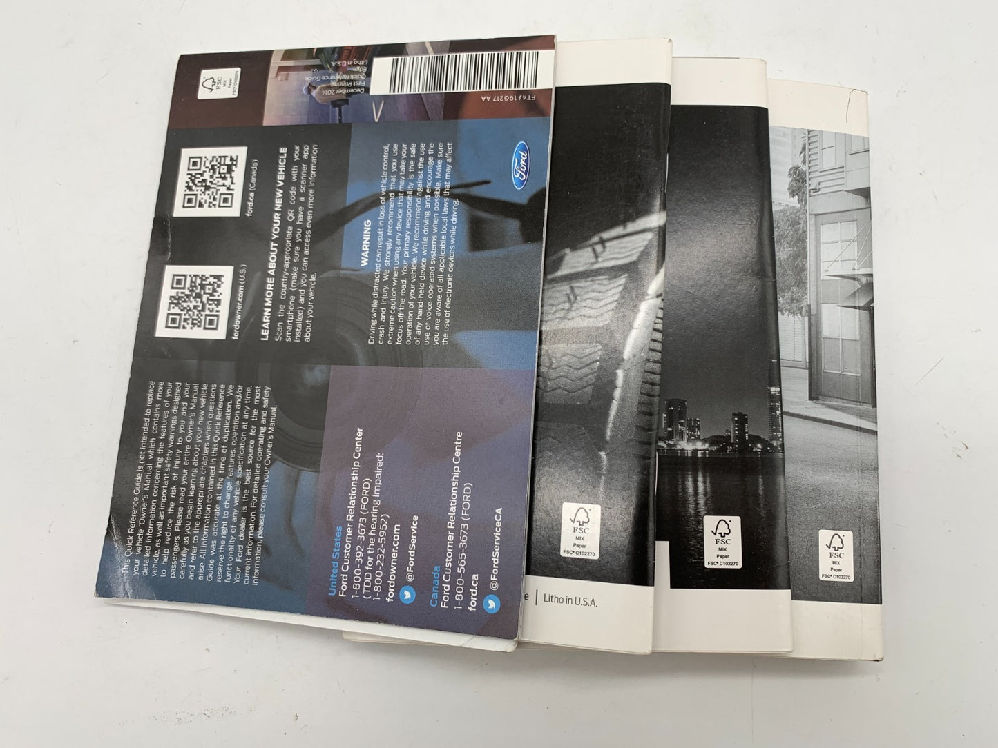 2015 Ford Edge Owners Manual Set OEM D04B34005