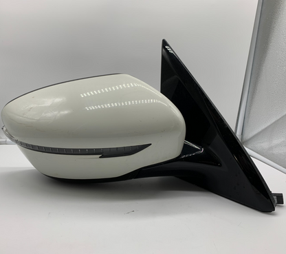 2017 Nissan Pathfinder Passenger Side Power Door Mirror White OEM A03B23001