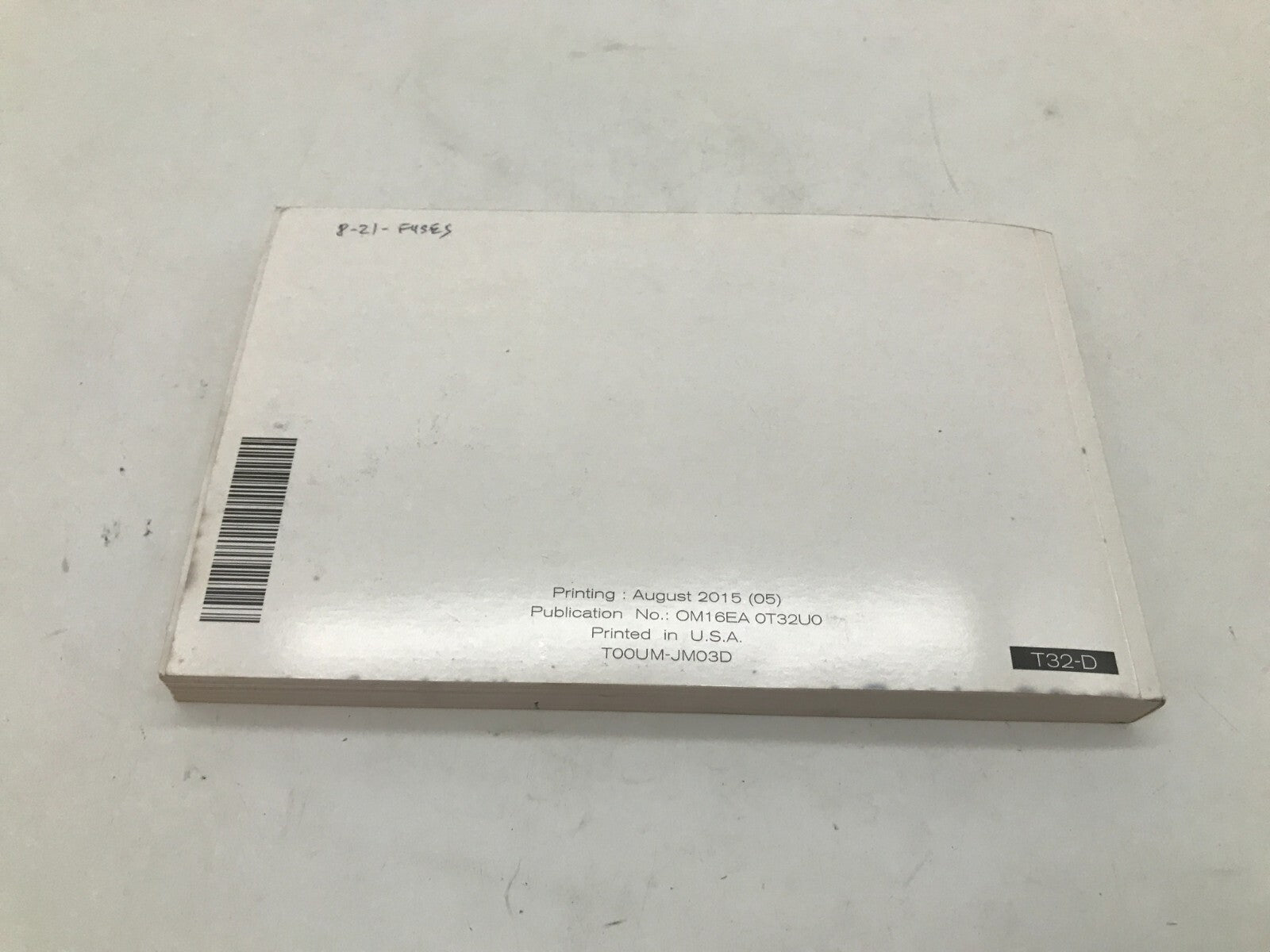 2016 Nissan Rogue Owners Manual Set with Case OEM C04B22035