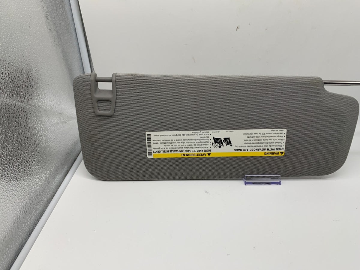 2014-2019 GMC Sierra 1500 Driver Sun Visor without Illumination Gray C01B56011