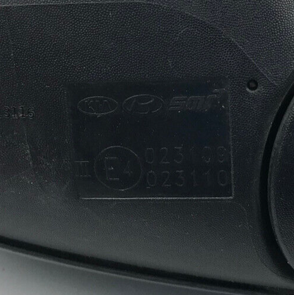2011-2013 Kia Forte Driver Side View Manual Door Mirror Black OEM C04B52004