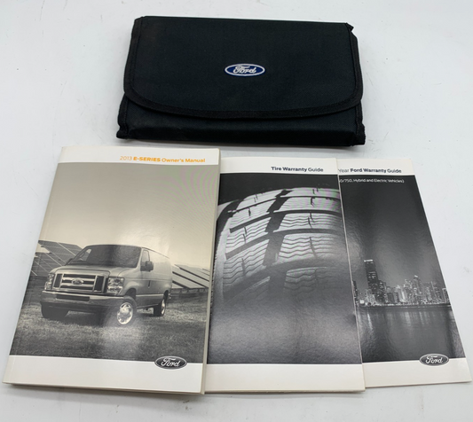 2013 Ford E-150 E150 Owners Manual Set with Case OEM A02B44045