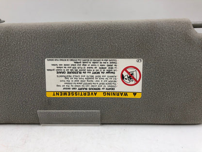 2002-2004 Toyota Camry Passenger Sun Visor Gray OEM D04B09038