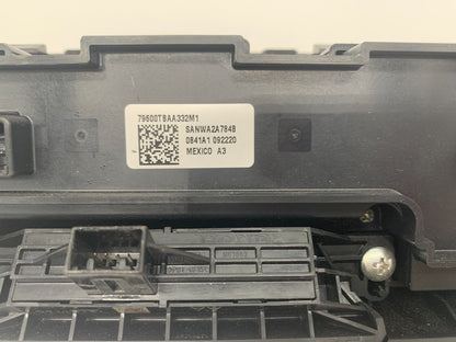 2017-2021 Honda Civic Climate Control AC Heater Temperature 79600TBAA332M1