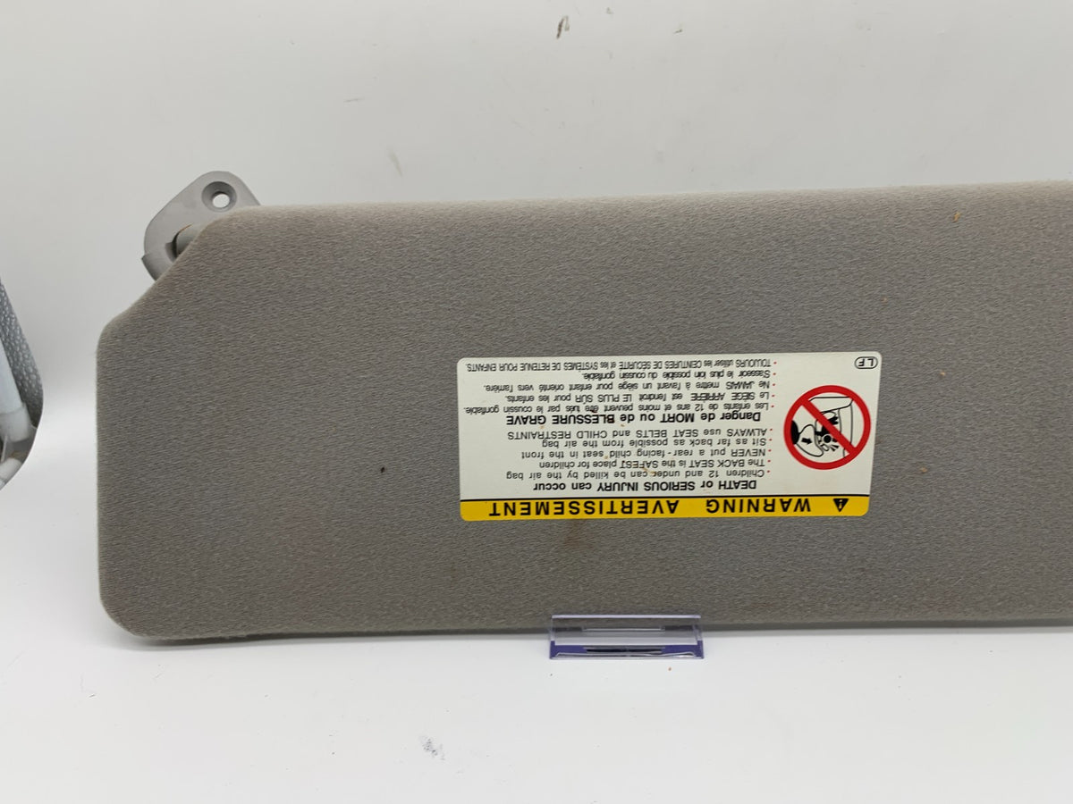 2002-2006 Toyota Camry Passenger Sun Visor Gray OEM C03B30061