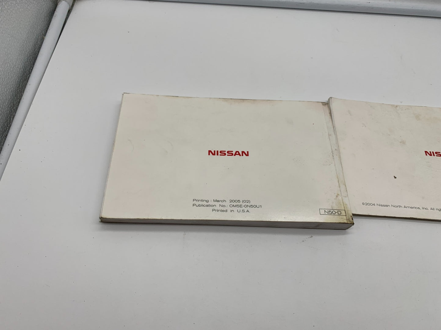 2005 Nissan Xterra Owners Manual Set OEM A01B44011