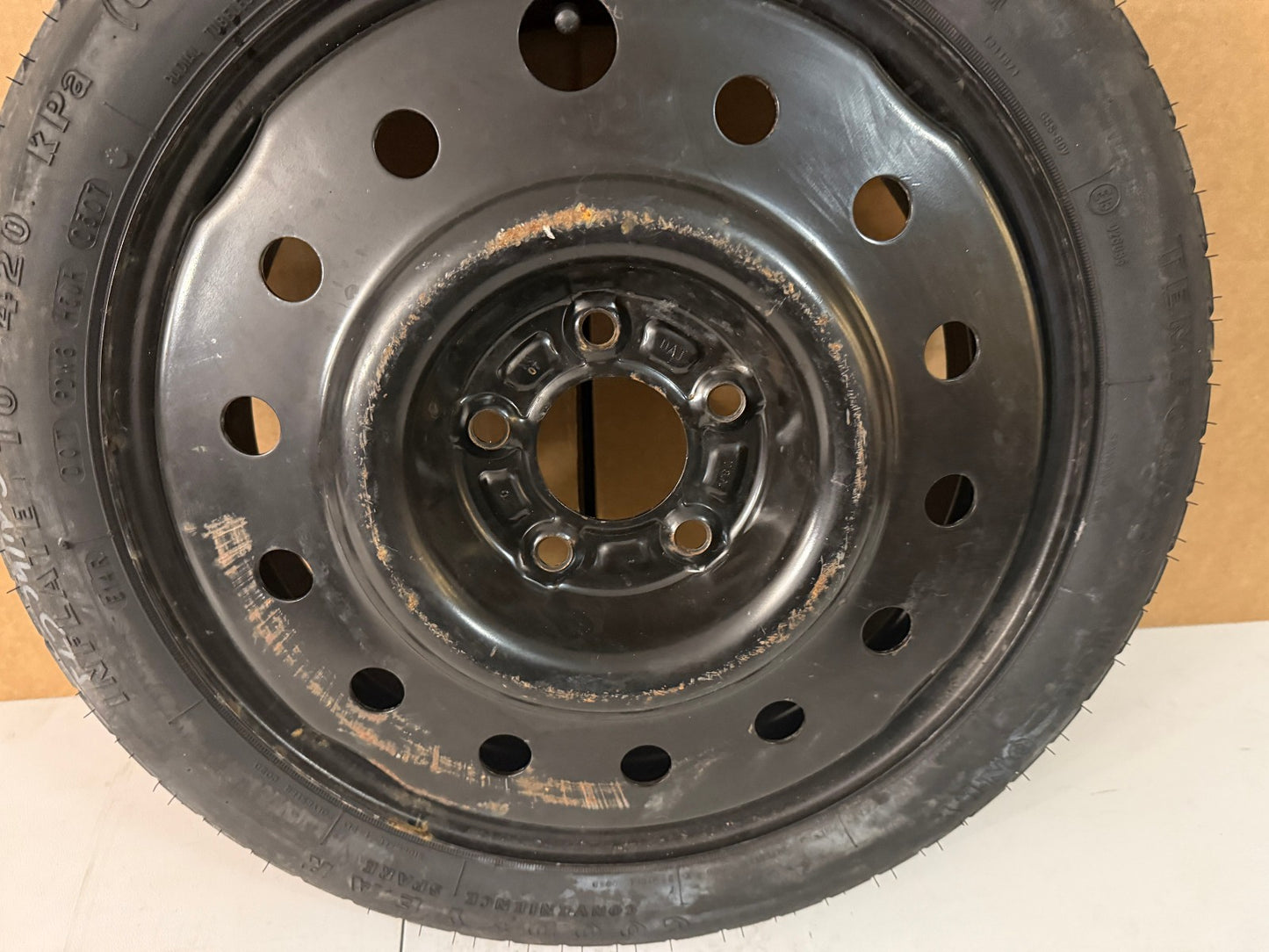 2003-2007 Cadillac CTS Spare Tire 16" Compact Donut with Jack Kit T125/70R16 OEM