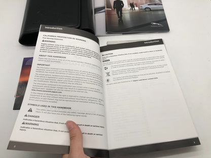 2016 Jaguar XF Owners Manual Handbook Set with Case OEM A02B15009