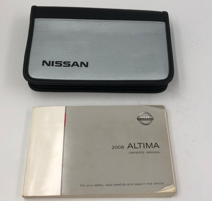2008 Nissan Altima Owners Manual Set with Case OEM C03B10055