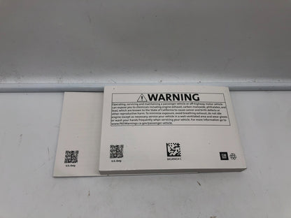 2019 Chevrolet Traverse Owners Manual Set OEM B03B63016