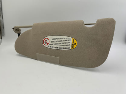 2001 Chrysler PT Cruiser Passenger Sun Visor Tan Illuminated OEM D03B29031