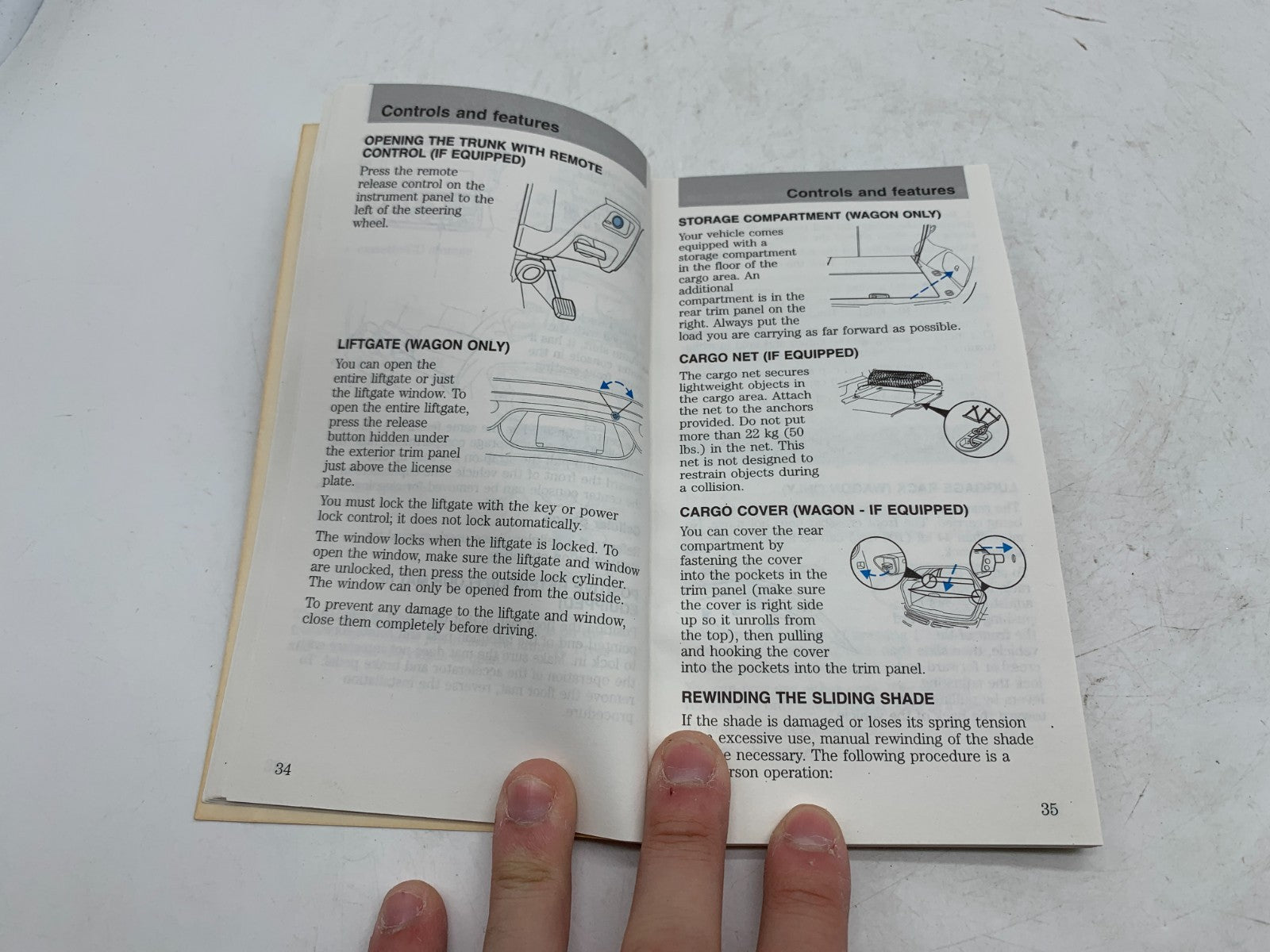 1996 Mercury Sable Owners Manual OEM B01B20099