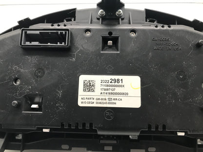 2015 Buick Regal Speedometer Instrument Cluster 12231 Miles OEM D04B10035