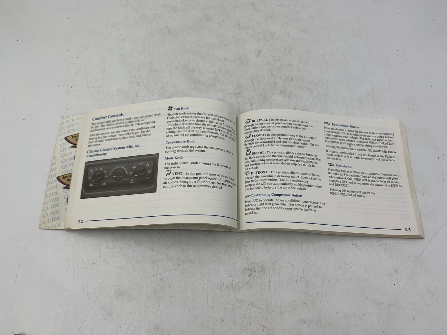 1999 Chevrolet Malibu Owners Manual OEM B03B31034