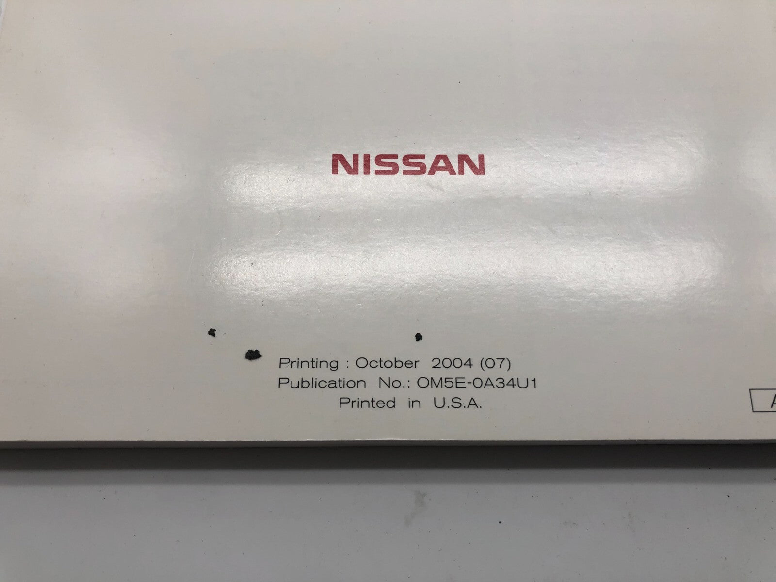 2005 Nissan Maxima Owners Manual Set with Case OEM B03B43002