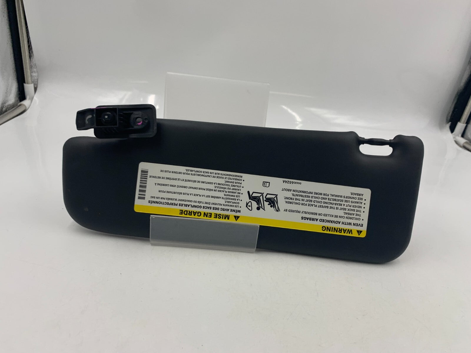 2012-2017 Fiat 500 Passenger Sun Visor Black OEM A04B53042