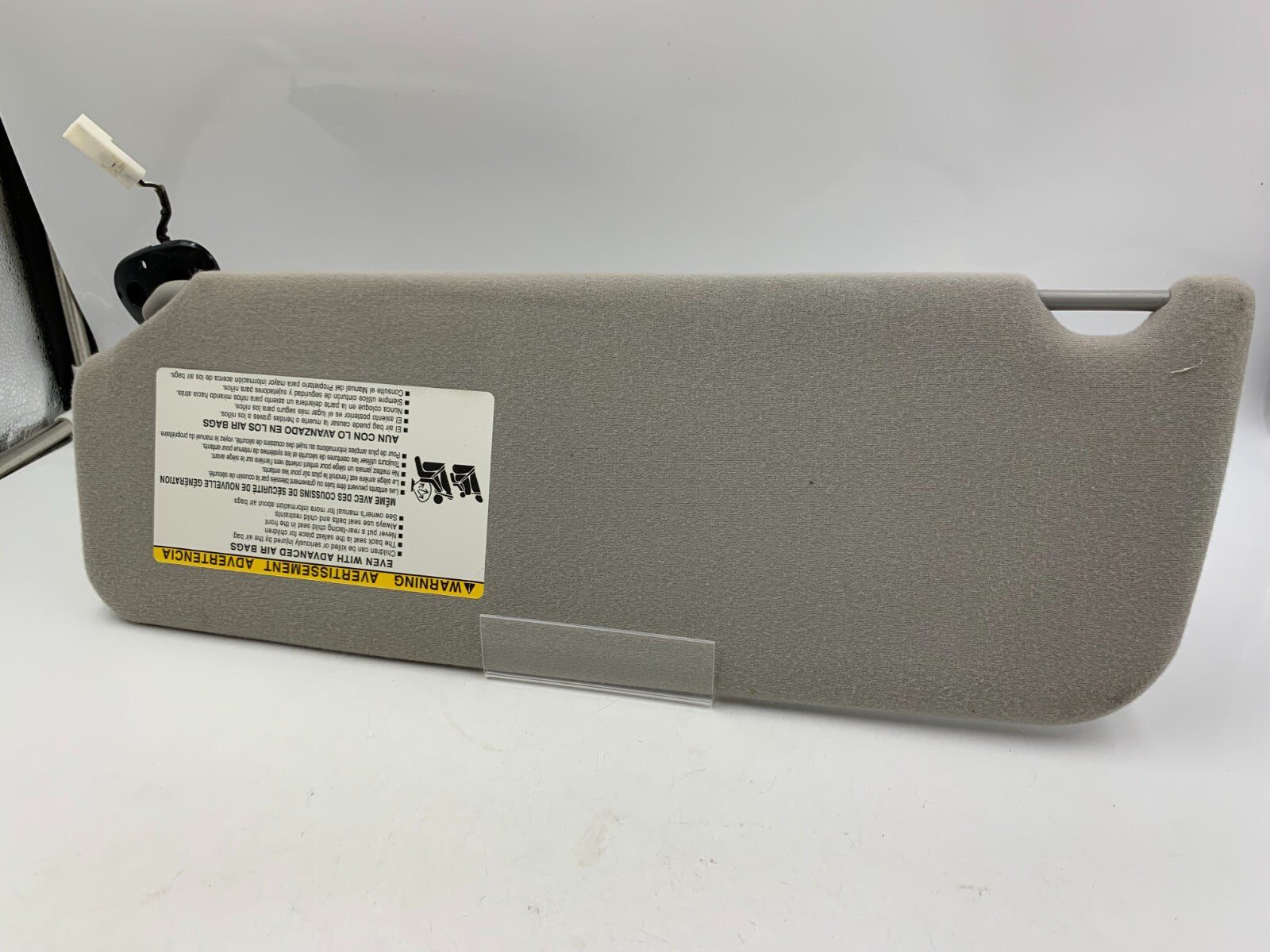 2005-2010 Toyota Sienna Passenger Sun Visor Gray Illuminated OEM C03B09021