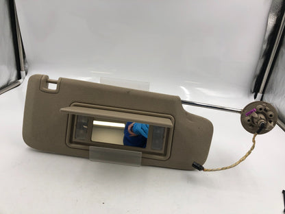 2014-2019 Cadillac CTS Passenger Sun Visor Beige Illuminated OEM B03B06086