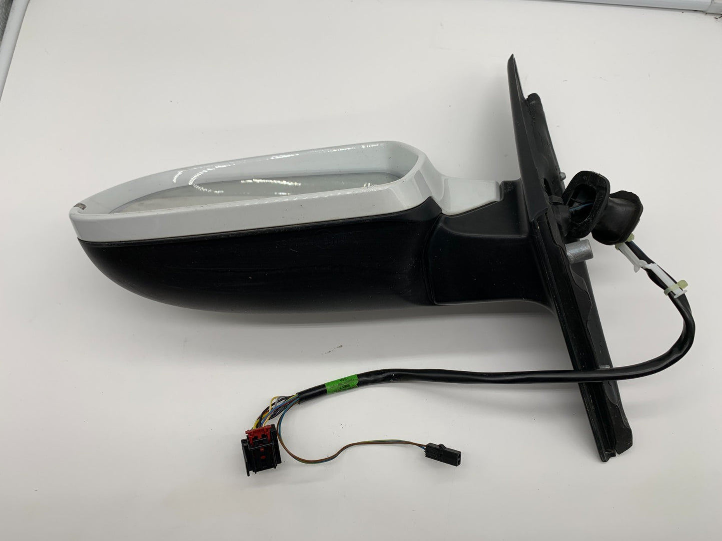 2010-2016 Audi A4 Driver Side View Power Door Mirror White OEM B04B49010