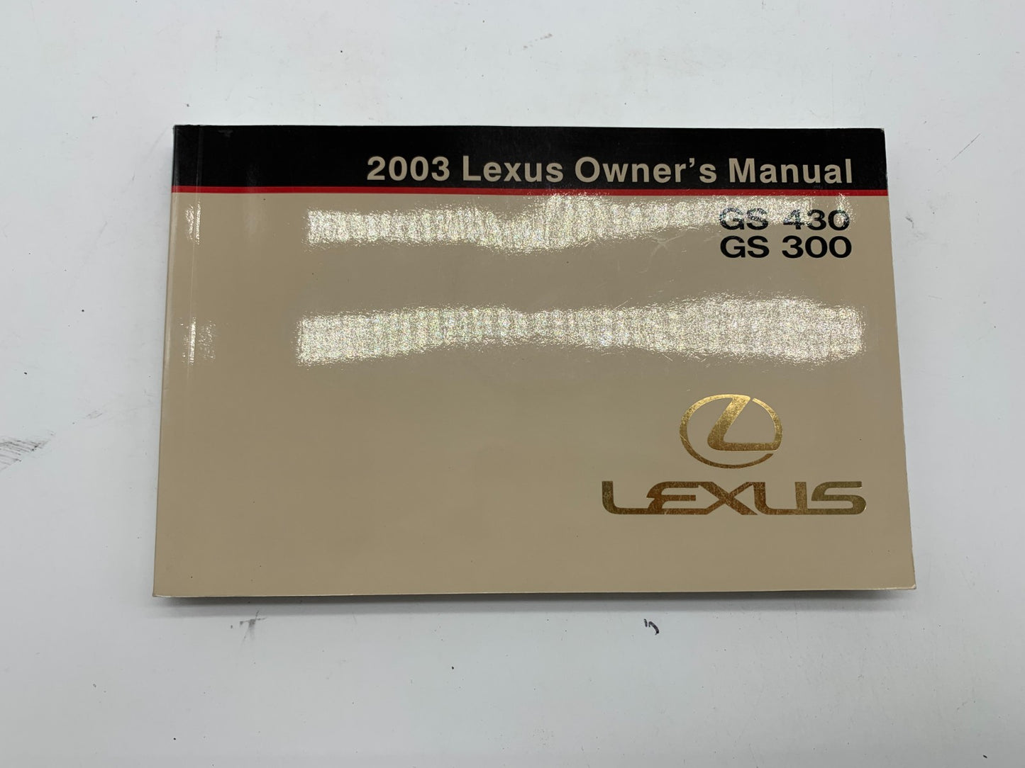 2003 Lexus GS430 GS300 Owners Manual Set with Case OEM B03B28035
