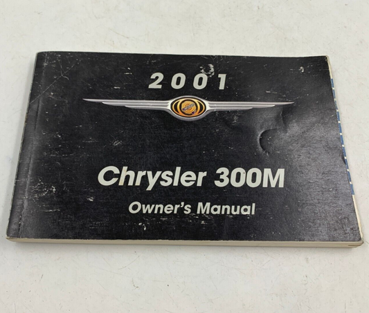2001 Chrysler 300M Owners Manual OEM C03B18006