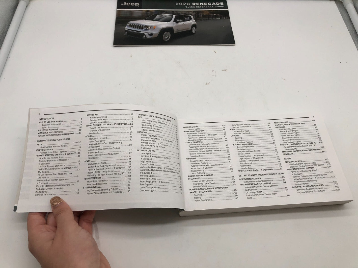 2020 Jeep Renegade Owners Manual Set OEM C01B53025