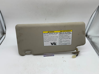 2008-2015 Nissan Rogue Passenger Visor Sunvisor Beige Illumination OEM A01B50003