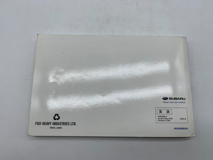 2006 Subaru Legacy Outback Owners Manual Set with Case OEM A04B08019