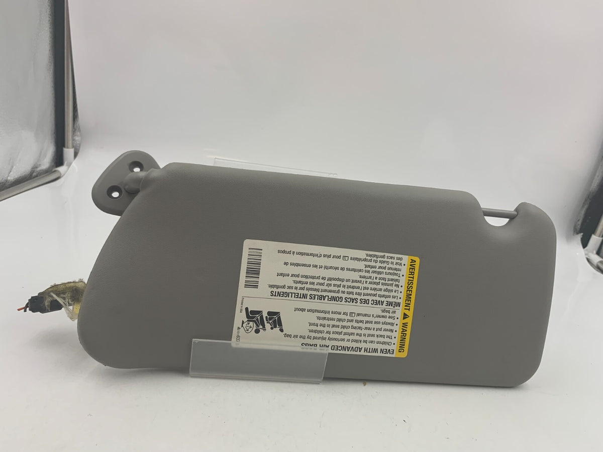 2007-2009 Cadillac SRX Passenger Sun Visor Illuminated Gray OEM D02B33080