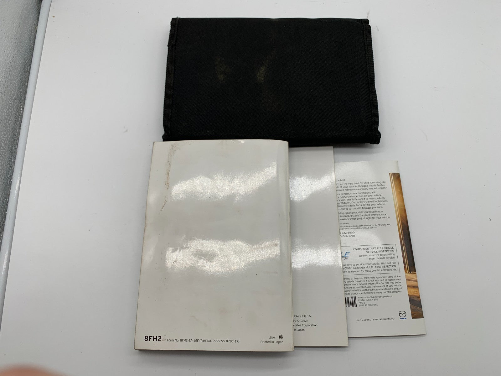 2017 Mazda 6 Owners Manual Set with Case OEM B02B56005