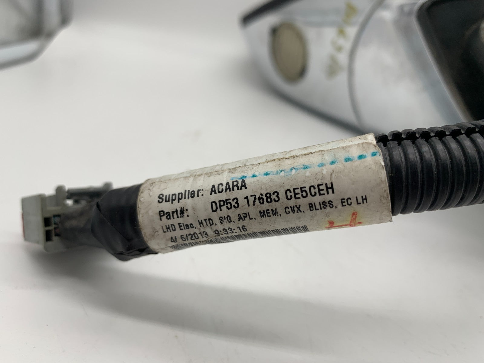 2013-2014 Lincoln MKZ Driver Side View Power Door Mirror BSA OEM A02B56001