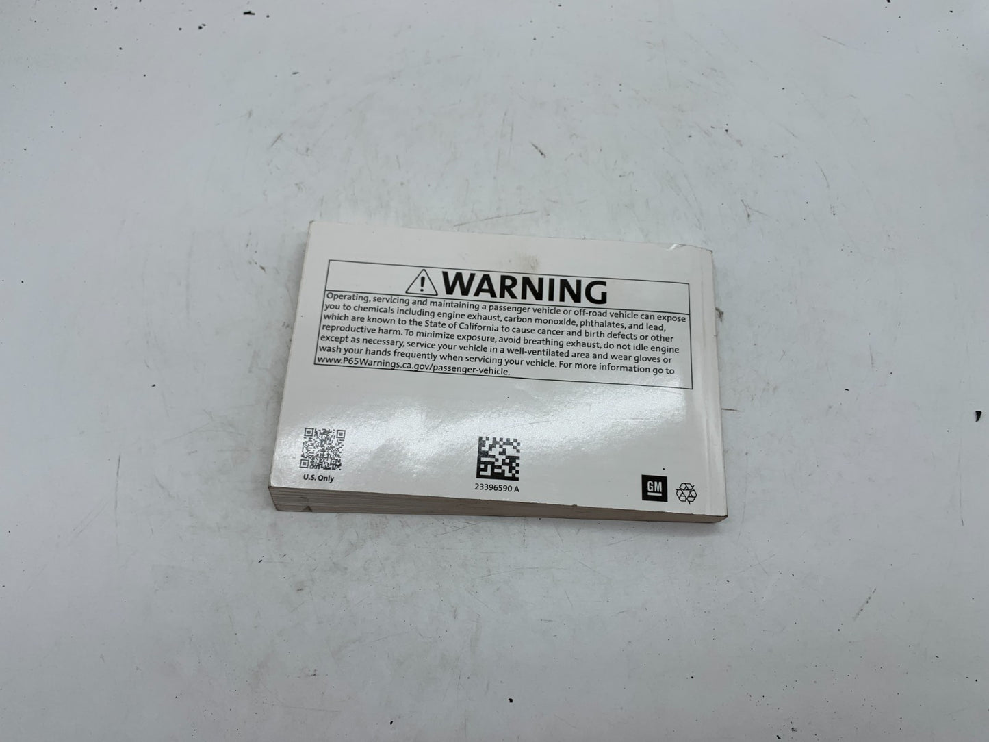 2019 Chevrolet Colorado Owners Manual OEM B03B51018