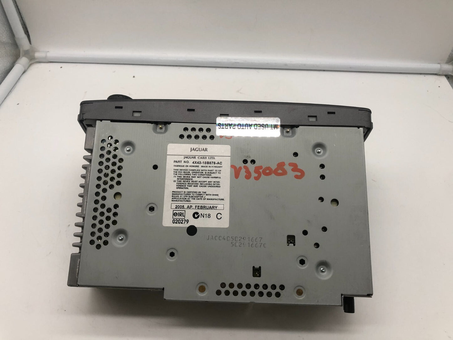 2004-2008 Jaguar X-Type AM FM CD Player Radio Receiver OEM A03B02086