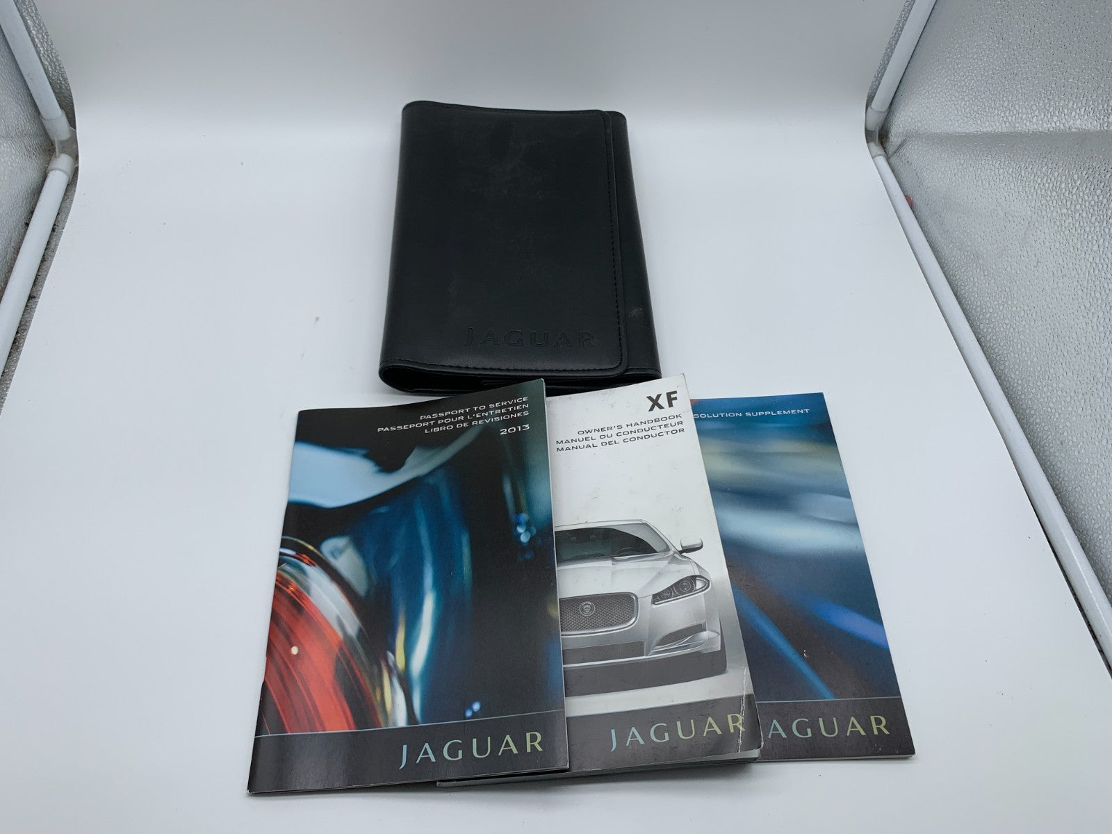 2013 Jaguar XF Owners Manual Set with Case OEM C04B59019
