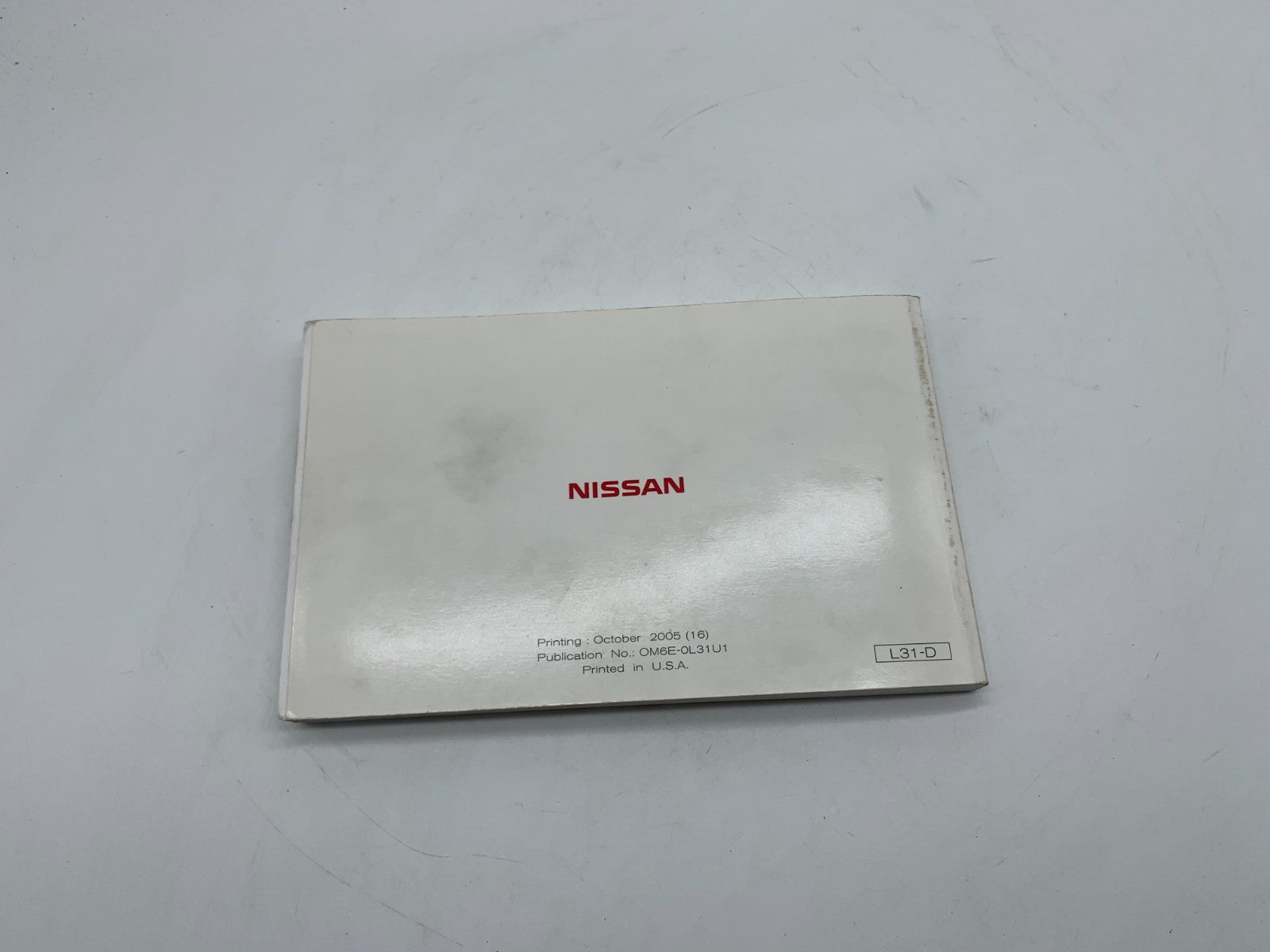 2006 Nissan Altima Owners Manual OEM C03B56018