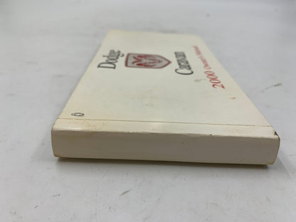 2000 Dodge Caravan Owners Manual OEM B02B49044