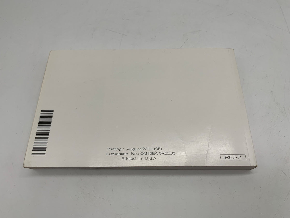 2015 Nissan Sentra Owners Manual Set with Case OEM R01B50023