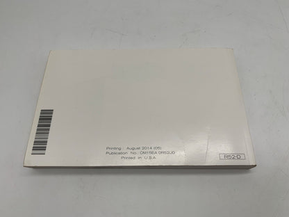 2015 Nissan Sentra Owners Manual Set with Case OEM R01B50023