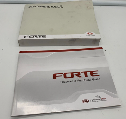 2020 Kia Forte Owners Manual Set OEM A02B54004
