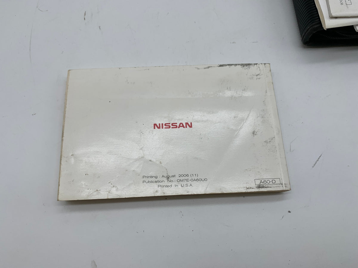 2007 Nissan Titan Owners Manual Set with Case OEM D03B14017