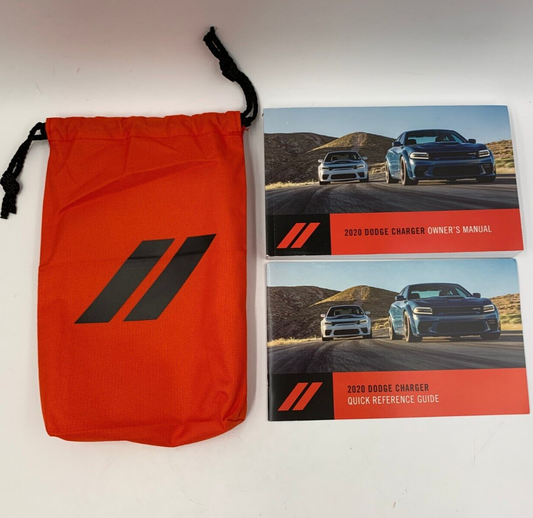 2020 Dodge Charger Owners Manual Set with Case OEM D01B23001