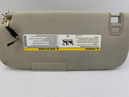 2011-2013 Jeep Grand Cherokee Passenger Sun Visor Gray Illumination C02B22049