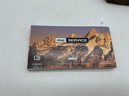 2006 Jeep Commander Owners Manual Set with Case OEM C02B01013