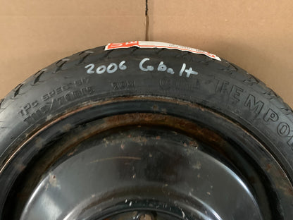 2005-2010 Chevrolet Cobalt 15" Spare Tire Wheel Compact Donut 4 Lugs T115/70D15