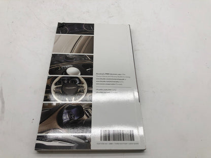 2015 Chrysler 200 Owners Manual with Case OEM A01B26004
