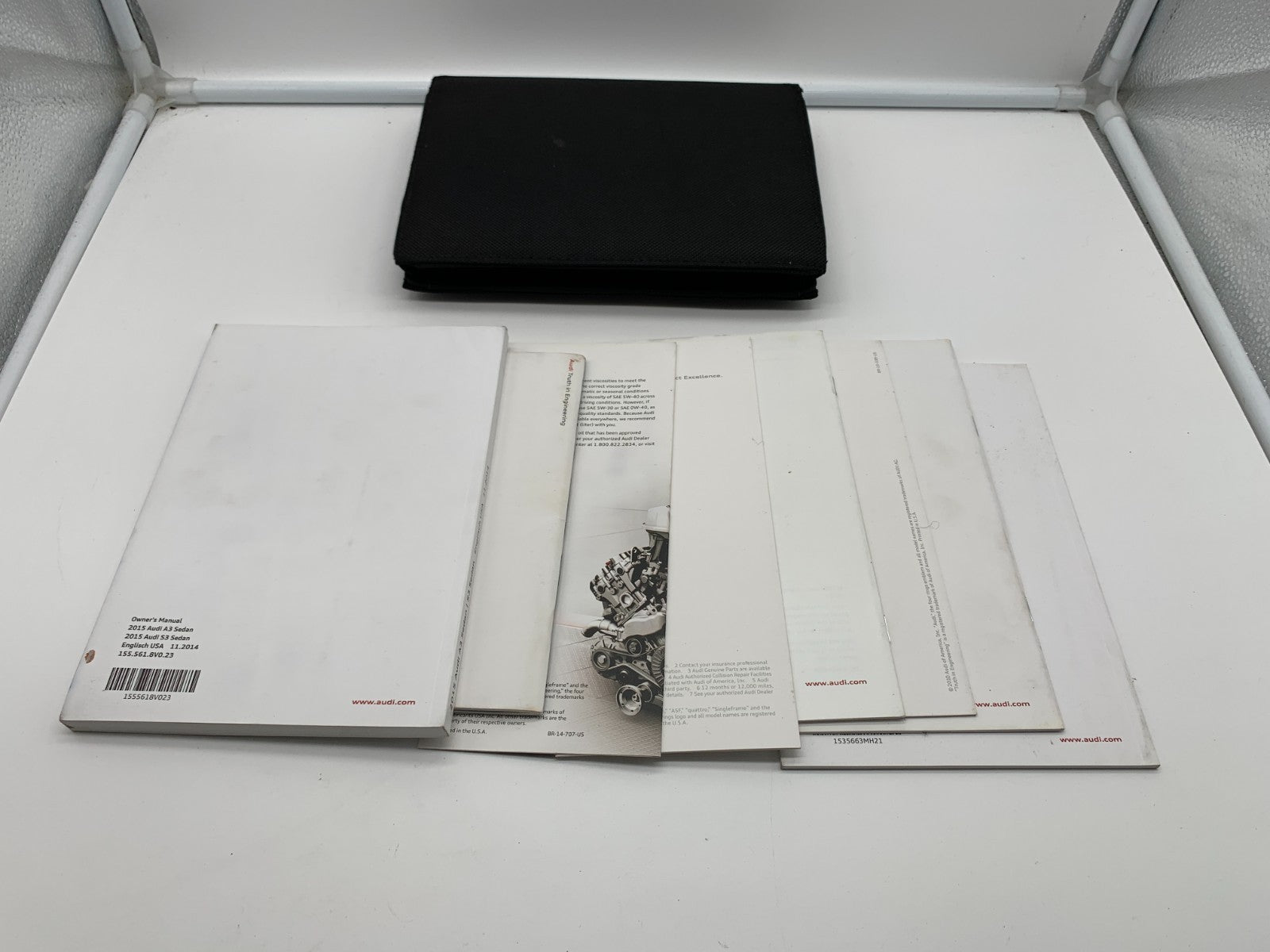2015 Audi A3 Sedan Owners Manual Set with Case OEM C03B59011