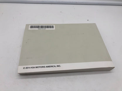 2014 Kia Soul Owners Manual OEM B01B41035