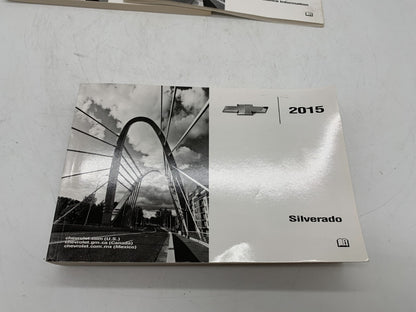 2015 Chevrolet Silverado 1500 2500 Owners Manual Set OEM C01B05005