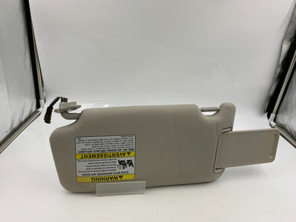 2010-2014 Subaru Legacy Passenger Sun Visor Gray Illuminated OEM B04B18051